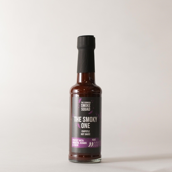 Picture of CORNISH LARDER CHIPOTLE SMOKY HOT SAUCE 150ML X 6