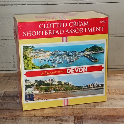 Picture of CLOTTED CREAM SHORTBREAD ASSORT. DEVON 300G X 10