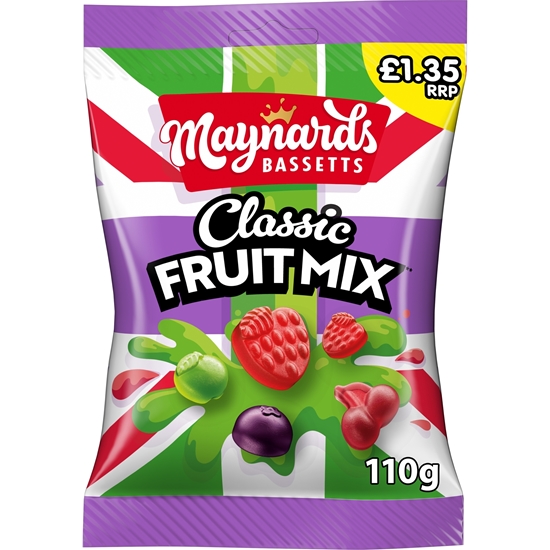 Picture of PM £1.35 MAYNARDS CLASSIC FRUIT MIX 110g x 10 