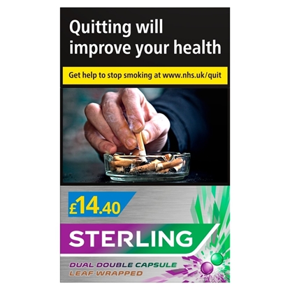 Picture of PM £14.40 STERLING DUAL *2 CAP* CIGARILLO 20'sX10 