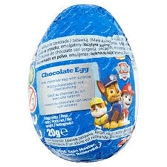Picture of PAW PATROL CHOCOLATE EGGS 20G X 24