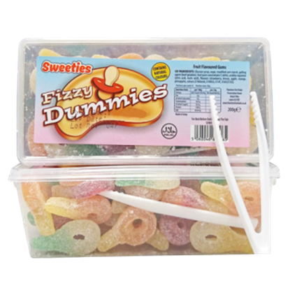 Picture of SWEETIES FIZZY DUMMIES TUB 200G X 12