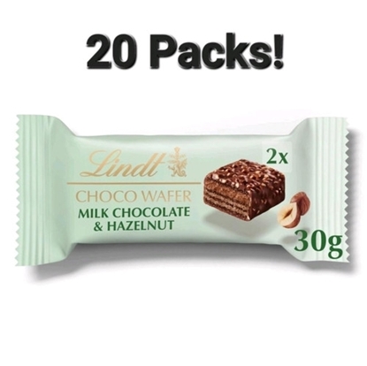 Picture of LINDT CHOCO WAFER MILK 30G X 20