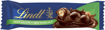Picture of PM £1.20 LINDT MILK HAZELNUT BAR 35g x 18 