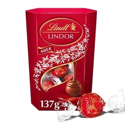 Picture of LINDOR MILK CORNET 137G X 8