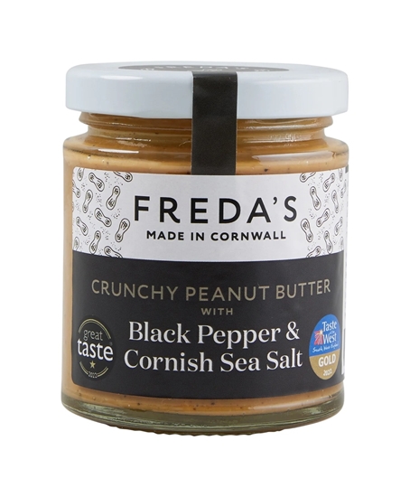 Picture of FREDAS PEANUT BUTTER & BLACK PEPPER 180g x 6