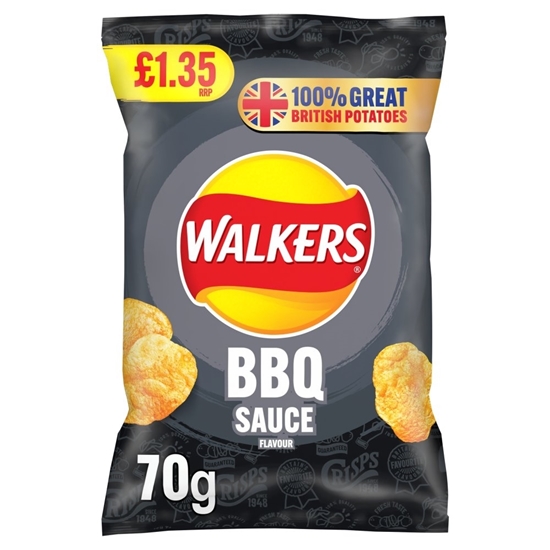 Picture of PM £1.35 WALKERS BBQ 70G X 18 
