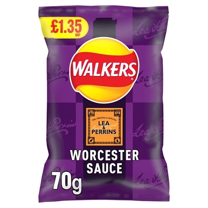 Picture of PM £1.35 WALKERS WORCESTER SAUCE 70G X 18
