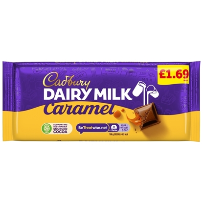 Picture of PM £1.69 CADBURY DAIRY MILK CARAMEL 120G X 16