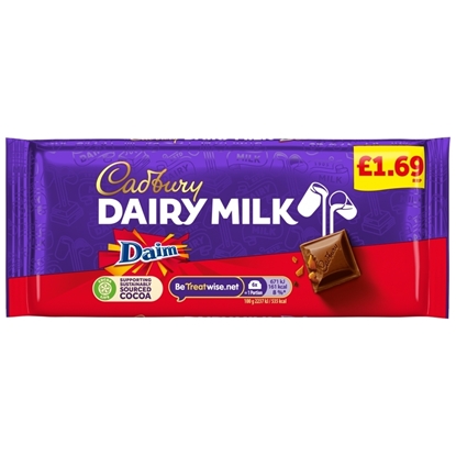 Picture of PM £1.69 CADBURY DAIRY MILK DAIM 120G X 18