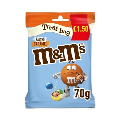 Picture of PM £1.50 M&M'S SALTED CARAMEL TREAT BAG 70G x 16