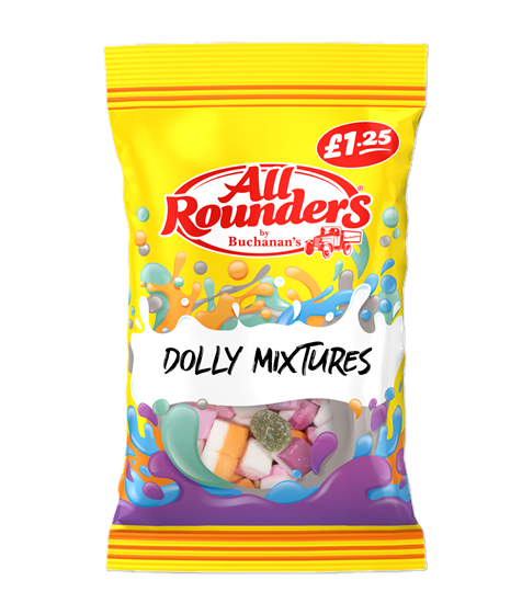 Picture of PM £1.25 ALL ROUNDERS DOLLY MIX 120G X 12