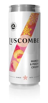 Picture of LUSCOMBE MANGO & PEACH CRUSH CAN 320ML X 12