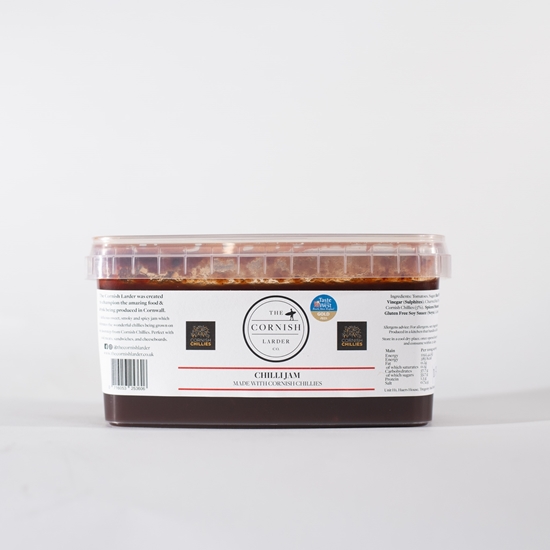 Picture of CORNISH LARDER CHILLI JAM  1.2KG X 1
