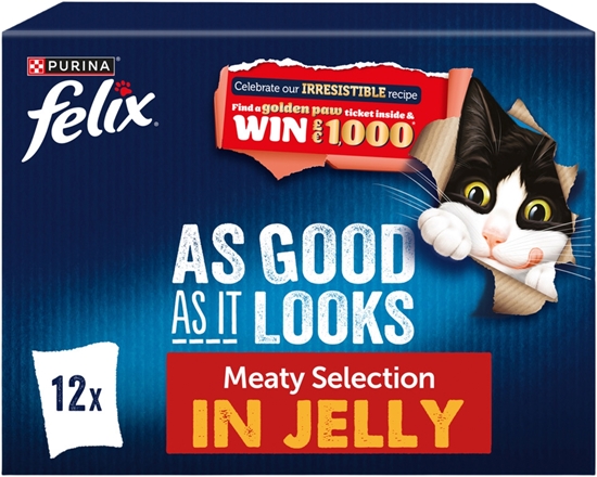 Picture of FELIX AS GOOD AS MEATY SELECT/JELLY 85G 12PK X 4