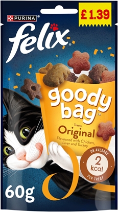 Picture of PM £1.39 FELIX GOODY BAG ORIGINAL MIX 60g x 8