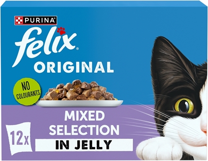 Picture of FELIX MIXED SELECTION IN JELLY 85G 4X12PK