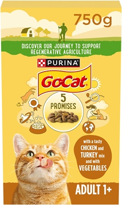 Picture of GO CAT TURKEY CHICKEN & VEG 750G X 5