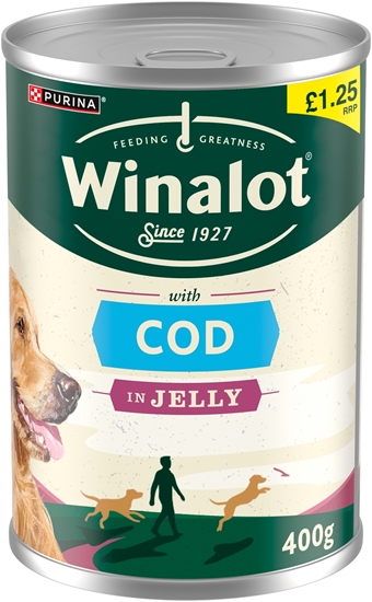 Picture of PM £1.25 WINALOT COD IN JELLY 400G X 12 