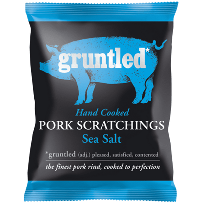Picture of GRUNTLED PORK SCRATCHING SEA SALT 35G X 20