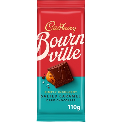 Picture of CADBURY BOURNVILLE SALTED CARAMEL 100G X 18