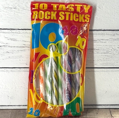Picture of TOP 10 TASTY ROCK CANDY STICKS 200G X 24