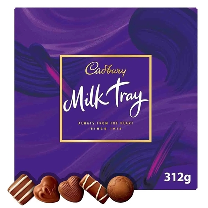 Picture of CADBURY MILK TRAY 312g x 6