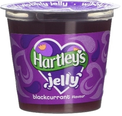 Picture of HARTLEYS RTE BLACKCURRANT JELLY POTS 125g x 12