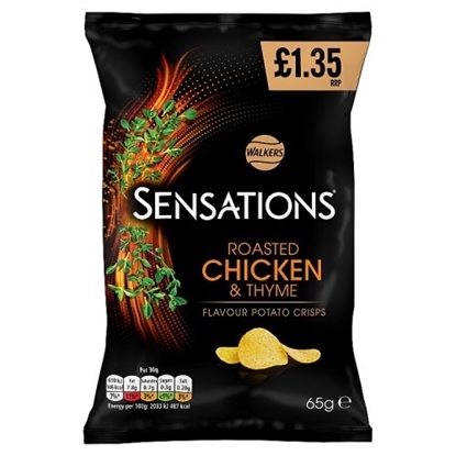 Picture of PM £1.35 SENSATIONS CHICKEN AND THYME 65G X 18