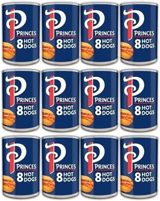 Picture of PM £1.39 PRINCES HOT DOGS 8's 400g x 12