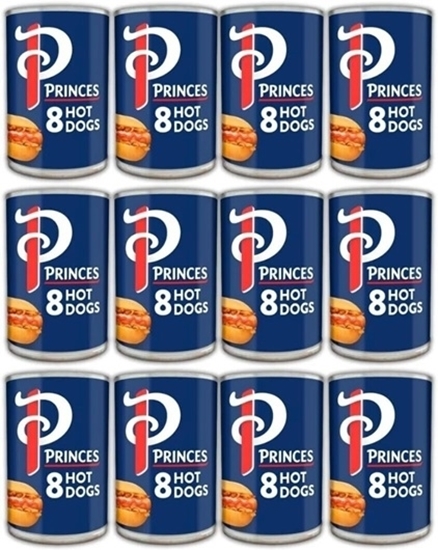 Picture of PM £1.39 PRINCES HOT DOGS 8's 400g x 12