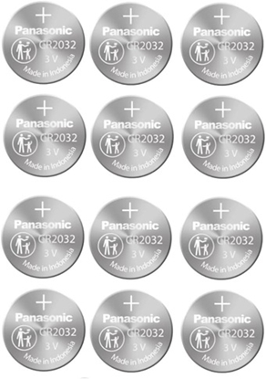 Picture of PANASONIC KEY FOB BATTERIES CR2032B1 x 12