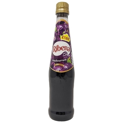 Picture of PM £1.69 RIBENA CORDIAL BLACKCURRANT 600ML X 6