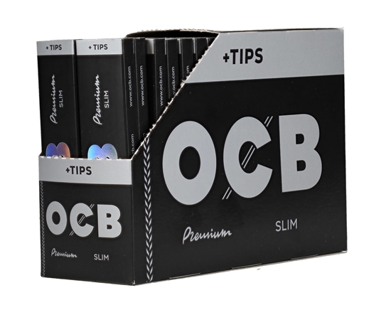 Picture of OCB PREMIUM SLIM PAPERS & TIPS x 32