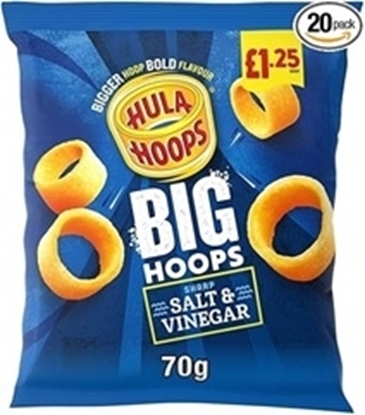 Picture of PM £1.25 BIG HOOPS SALT & VINEGAR 70g x 20