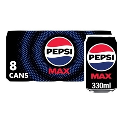 Picture of PEPSI MAX 330ML CAN 8PK X 3 