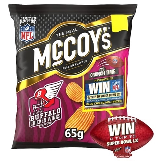 Picture of PM £1.35 MCCOYS BUFFALO CHICKEN WING 65G X 20