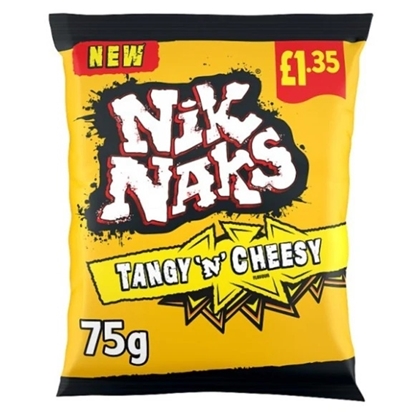 Picture of PM £1.35 NIK NAKS TANGY & CHEESY 75g x 20