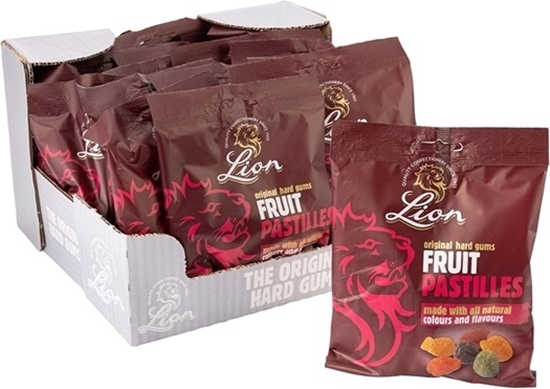 Picture of LION FRUIT PASTILLES HARD GUMS 190G X 20