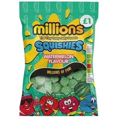 Picture of PM £1 MILLIONS SQUISHES WATERMELON 100G 12