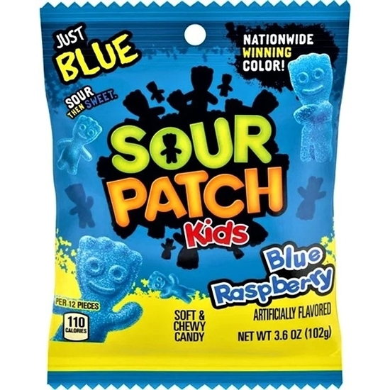 Picture of PM £1.50 MAYNARDS SOUR PATCH BLUE RASP 130G X 10 