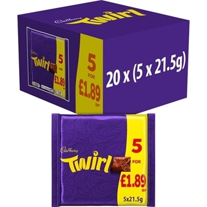 Picture of PM £1.89 TWIRL 5 PK 107.5G X 20 